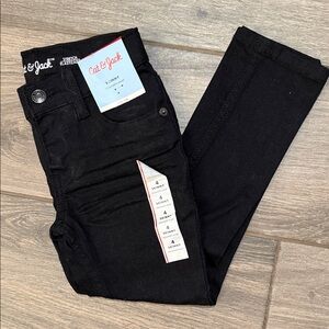 NWT Cat & Jack Black Jeans Sz 4 Skinny